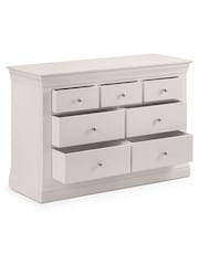 Julian Bowen Grey Clermont 7 Drawer Chest - Image 4 of 4