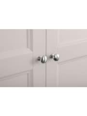 Julian Bowen Grey Clermont Double 1 Drawer Wardrobe - Image 4 of 4