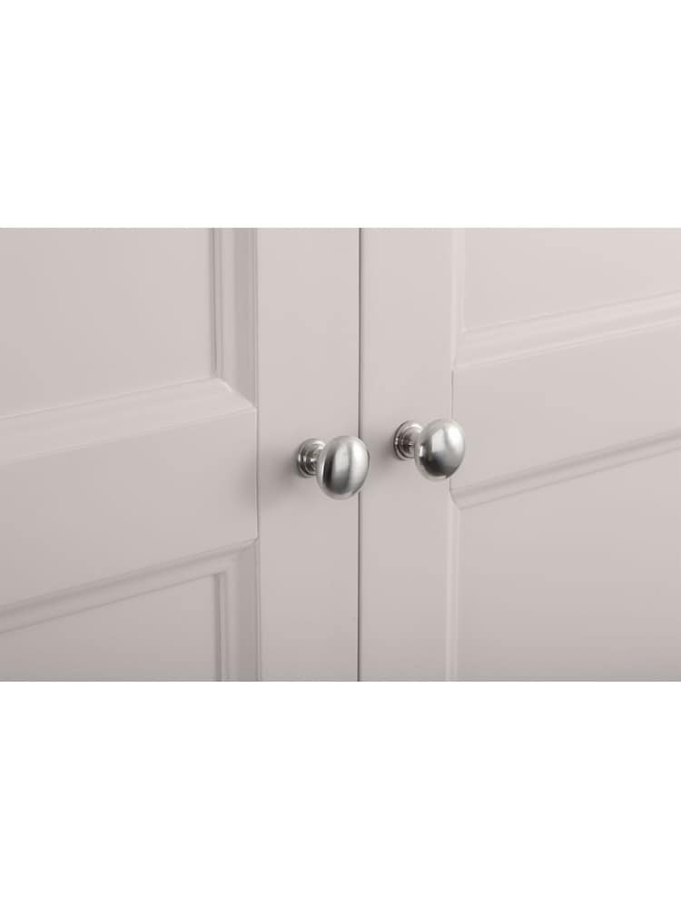 Julian Bowen Grey Clermont Double 1 Drawer Wardrobe - Image 4 of 4