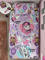 Monster High Purple Reversible 100% Cotton Duvet Cover and Pillowcase Set - Image 7 of 9