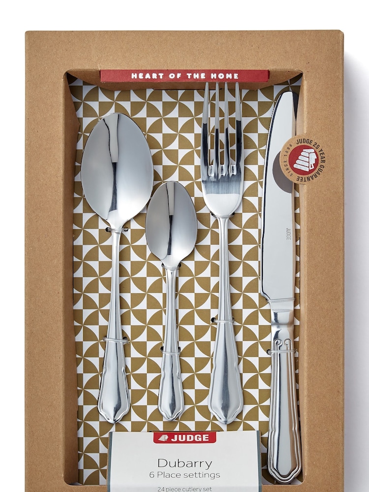 Judge Silver Dubarry 24 Piece Cutlery Set - Image 3 of 4