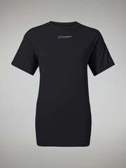 Berghaus Black Womens Boyfriend 100% Cotton Logo Short Sleeve T-Shirt - Image 4 of 5