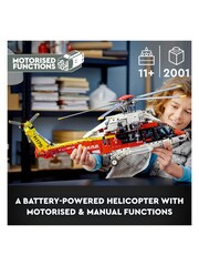 LEGO Technic Airbus H175 Rescue Helicopter Toy Model 42145 - Image 4 of 9