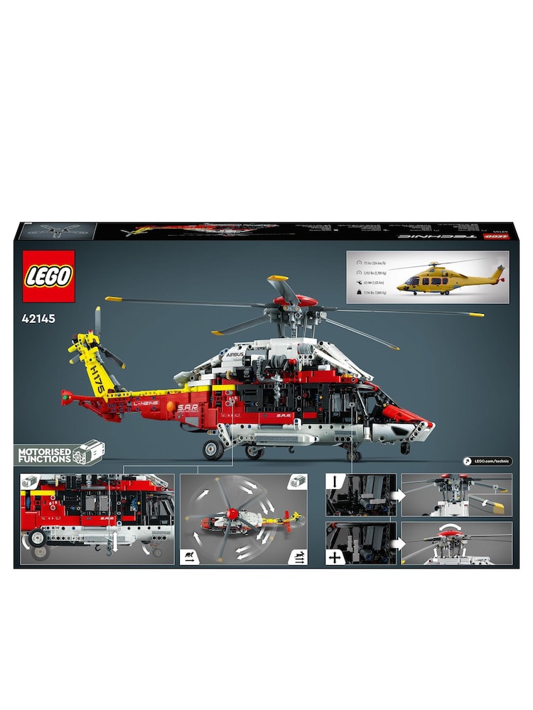 LEGO Technic Airbus H175 Rescue Helicopter Toy Model 42145 - Image 9 of 9
