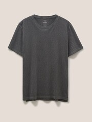 White Stuff Grey Abersoch 100% Cotton Short Sleeve T-Shirt - Image 4 of 6