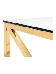 Julian Bowen Gold Miami Coffee Table - Image 4 of 4