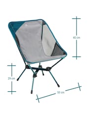 Decathlon Grey Folding MH500 Camping Chair - Image 5 of 12