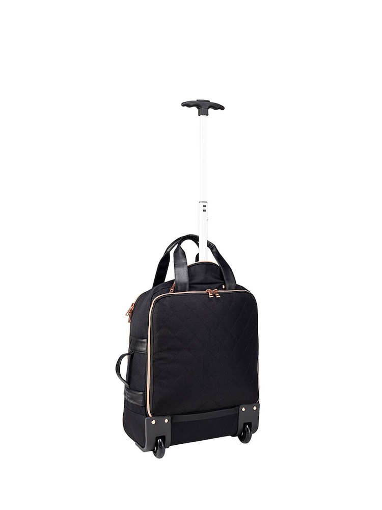 Cabin Max Black Travel Hack 30L Hybrid Trolley 45cm Backpack - Image 4 of 6
