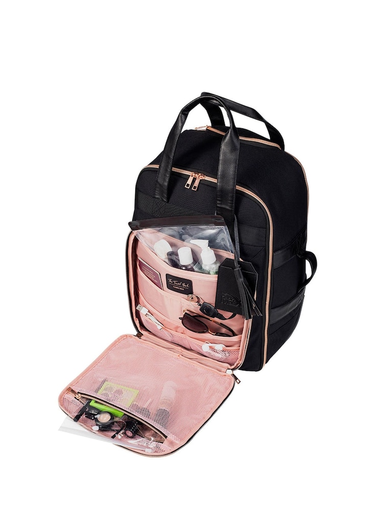 Cabin Max Black Travel Hack 30L Hybrid Trolley 45cm Backpack - Image 5 of 6