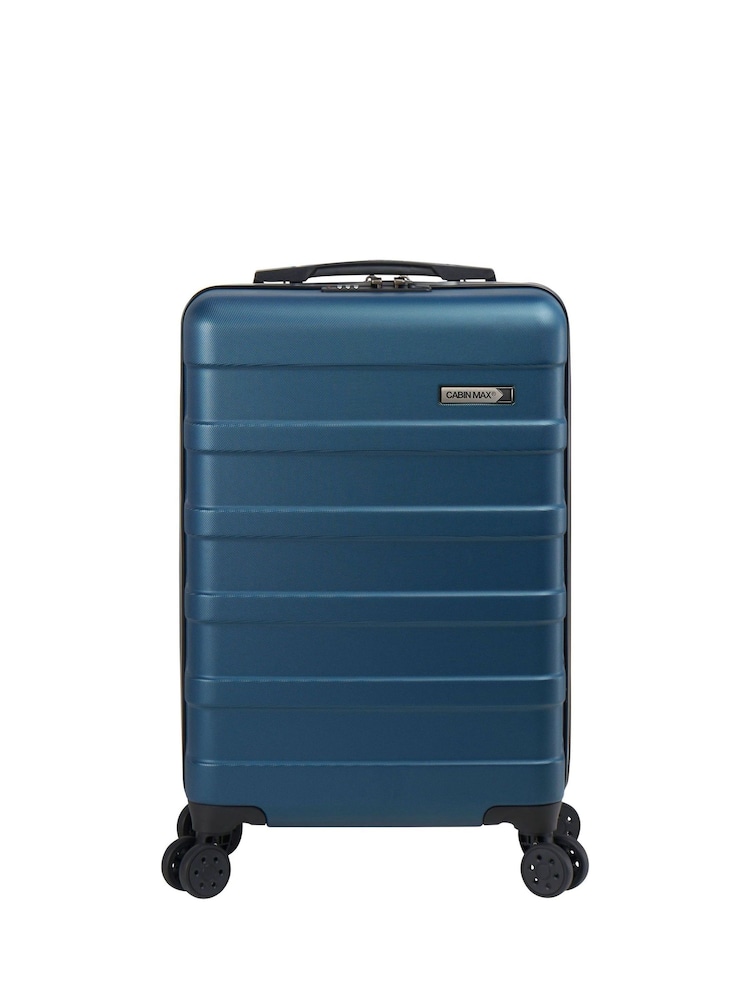 Cabin Max Blue Anode 35L Cabin Suitcase with Built in Lock - 55cm - Image 1 of 4