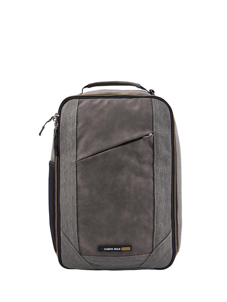 אפור - תיק כבודת יד של Cabin Max דגם Manhattan בגודל ‪40x20x25‬ תיק כתף ותיק גב - תמונה 1 מתוך 5