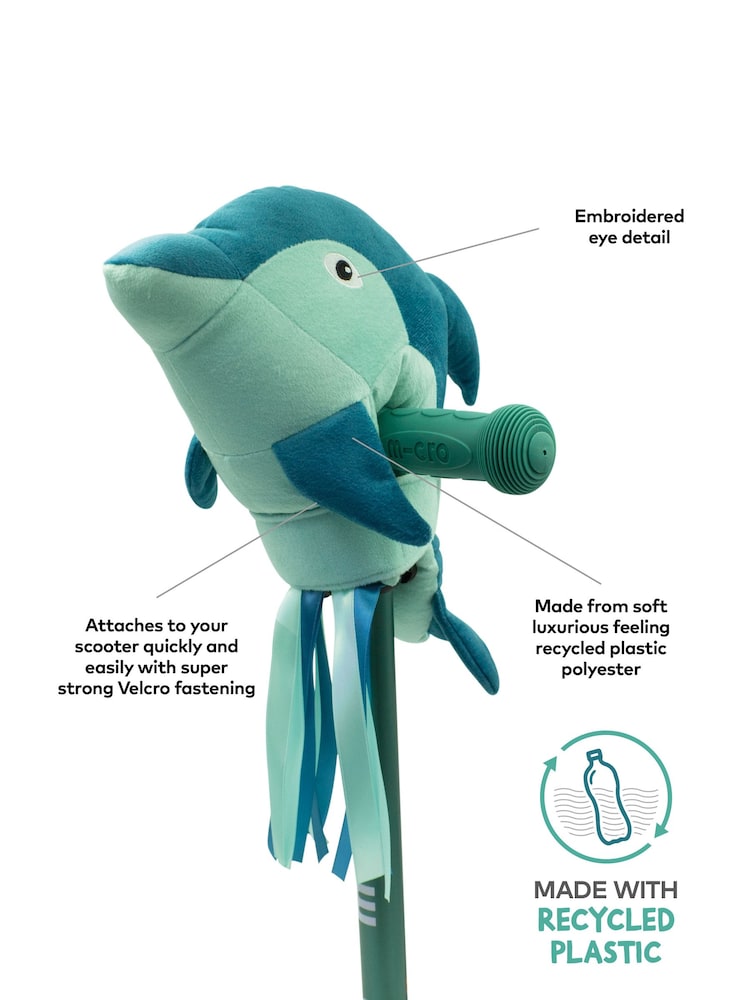 Micro Scooters Blue Eco Dolphin Scooter Head - Image 2 of 6