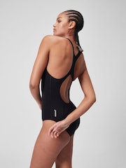 Speedo Black Endurance+ Medalist Swimsuit - Image 3 of 6