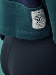adidas Originals Green Class of '72 Crop Crew Sweatshirt - Image 5 of 5