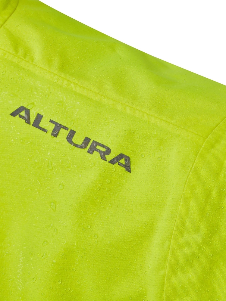 Altura Mens Yellow Nightvision Nevis Waterproof Cycling Jacket - Image 5 of 5