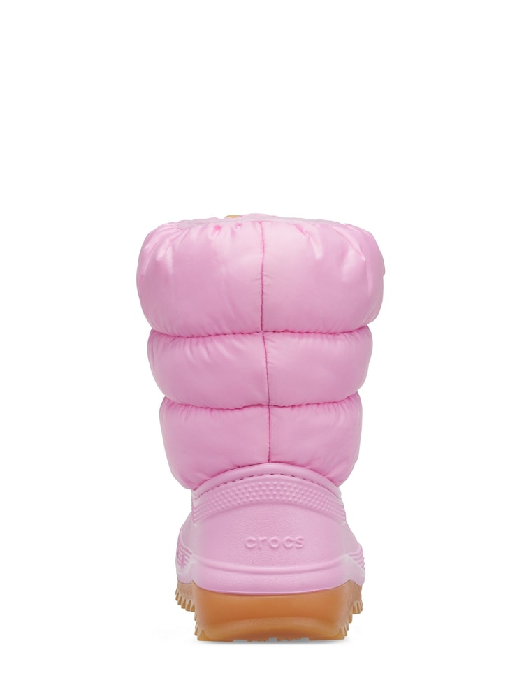 Crocs Pink Kids Classic Neo Puff Snow Boots - Image 3 of 6