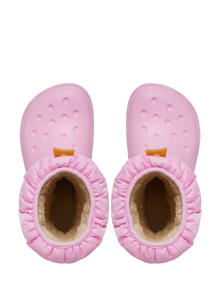 Crocs Pink Kids Classic Neo Puff Snow Boots - Image 5 of 6