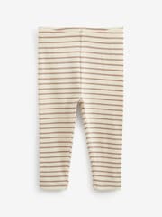 Neutrale Farbe - Leggings aus geripptem Jersey im 5er Pack (3Monate–7Jahre) - Bild 2 von 7