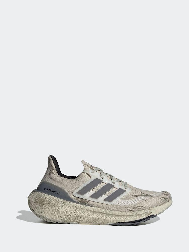 adidas Cream Ultraboost Light Trainers - Image 1 of 10