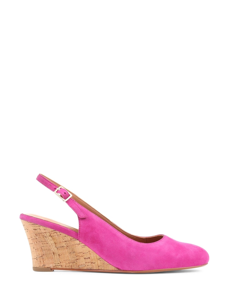 Hot Pink - Jones Bootmaker – Zahra – Lederschuhe mit Keilabsatz - Bild 2 von 6 Hot Pink - Jones Bootmaker – Zahra – Lederschuhe mit Keilabsatz - Bild 2 von 6