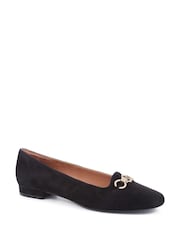 črna - Jones Bootmaker Sienne usnjeni mokasini Snaffle - Slika 3 iz 6