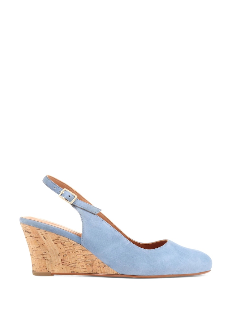 Puderblau - Jones Bootmaker – Zahra – Lederschuhe mit Keilabsatz - Bild 2 von 5 Puderblau - Jones Bootmaker – Zahra – Lederschuhe mit Keilabsatz - Bild 2 von 5