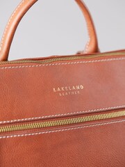 Lakeland Leather Natural Torver Leather Backpack - Image 3 of 5