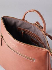 Lakeland Leather Natural Torver Leather Backpack - Image 4 of 5