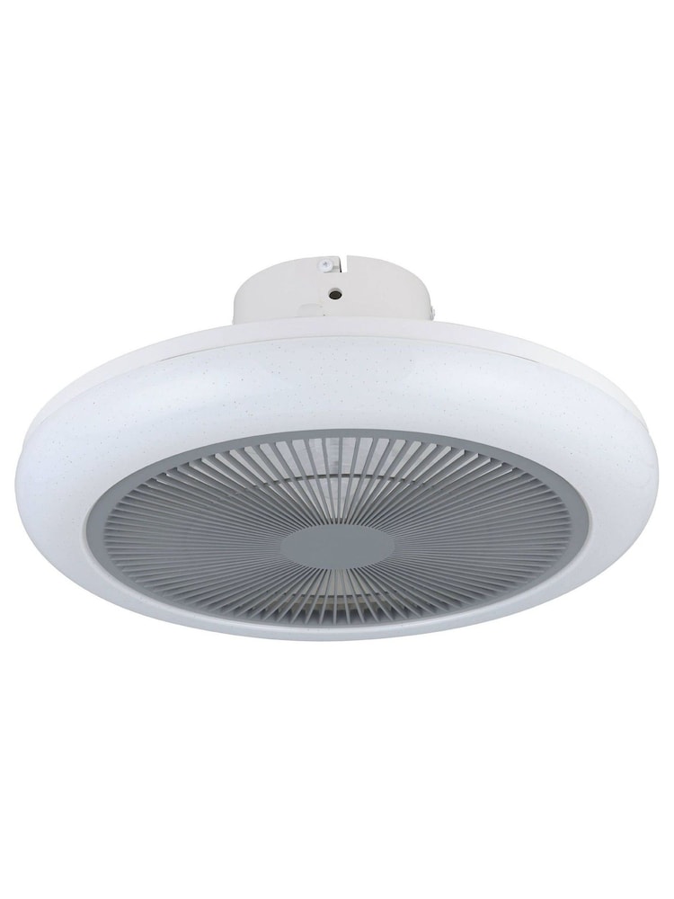 Eglo White/Grey Kostrena Ceiling Fan With Light - Image 2 of 3