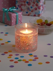 Multi Vanilla & Cocoa Bean Scented Happy Birthday Light Up Candle - Image 2 of 4