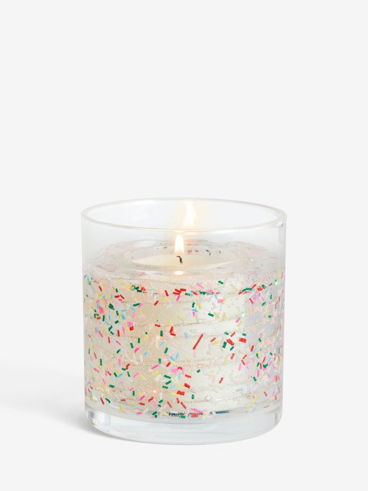 Multi Vanilla & Cocoa Bean Scented Happy Birthday Light Up Candle - Image 4 of 4