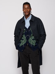 Aubin Blue Turville Wool Overcoat - Image 1 of 10