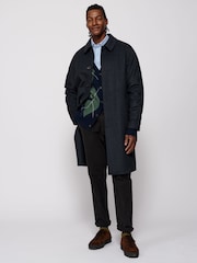 Aubin Blue Turville Wool Overcoat - Image 3 of 10