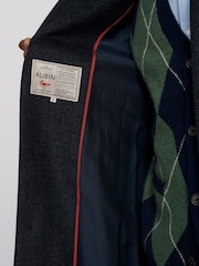 Aubin Blue Turville Wool Overcoat - Image 7 of 10
