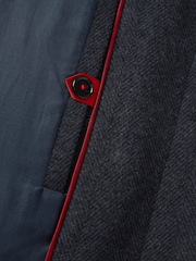 Aubin Blue Turville Wool Overcoat - Image 9 of 10