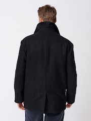 Aubin Blue Saltaire Wool Peacoat - Image 2 of 6