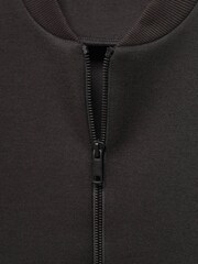 Mango Black Zipper Bomber Jacket - Image 7 of 7