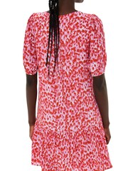Whistles Pink Blurred Strokes Flippy Dress - Image 2 of 4