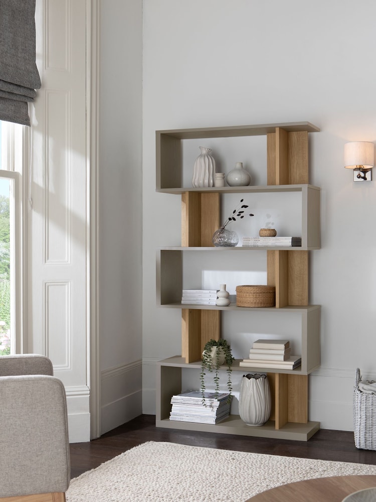 Dove Grey Malvern Oak Effect Shelf - Image 1 of 6