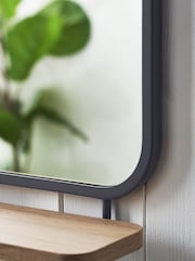 Grey/Natural Shelf Mirror - Image 1 of 4