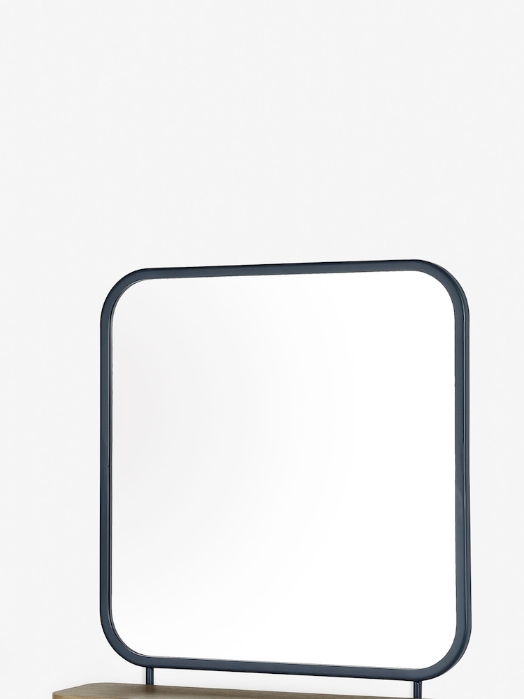 Grey/Natural Shelf Mirror - Image 2 of 4