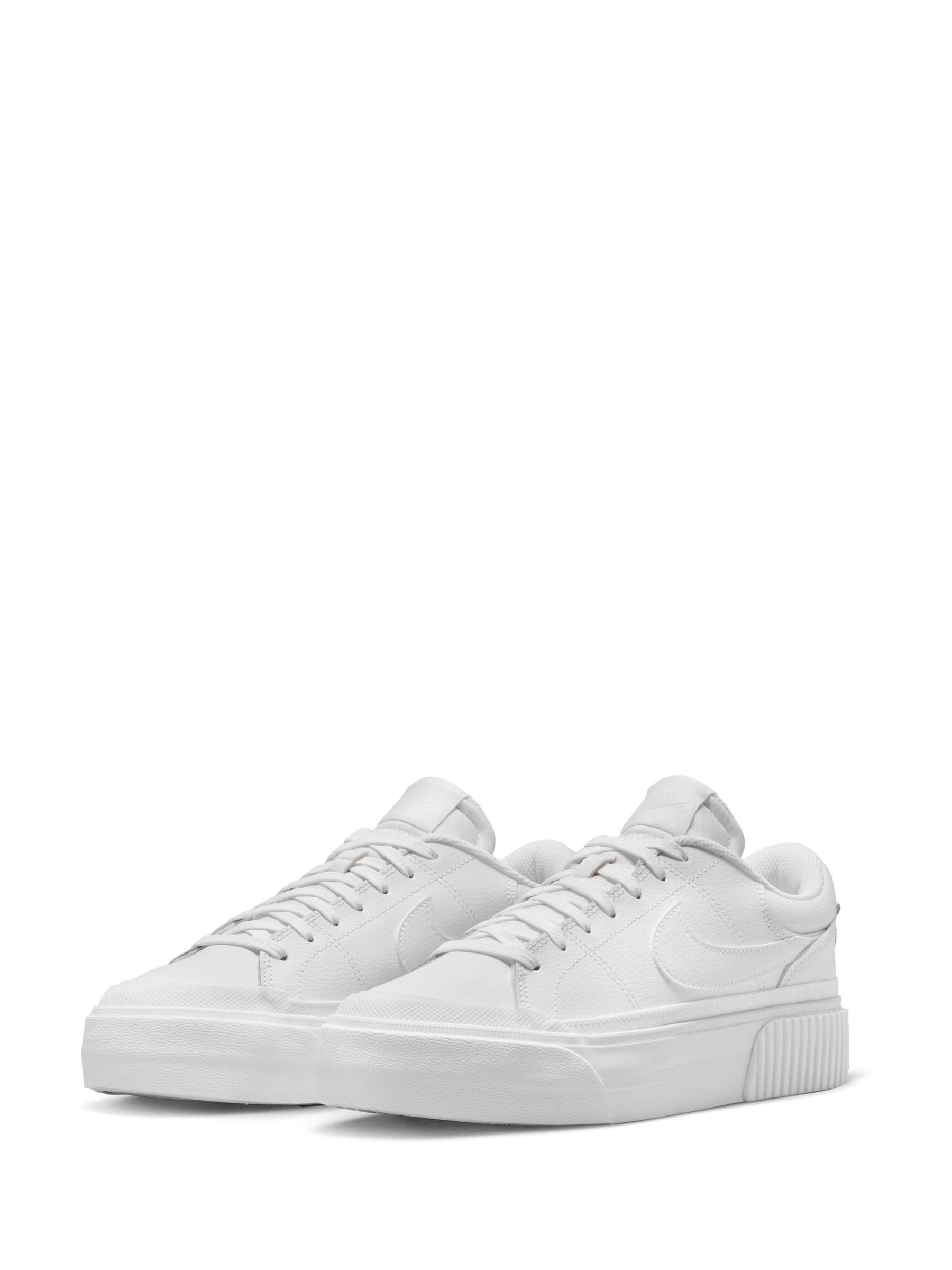 Buy Nike White Court Legacy Lift Platform Trainers from the Next UK