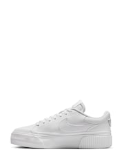 Nike White Court Legacy Lift Platform Trainers - Image 4 of 8