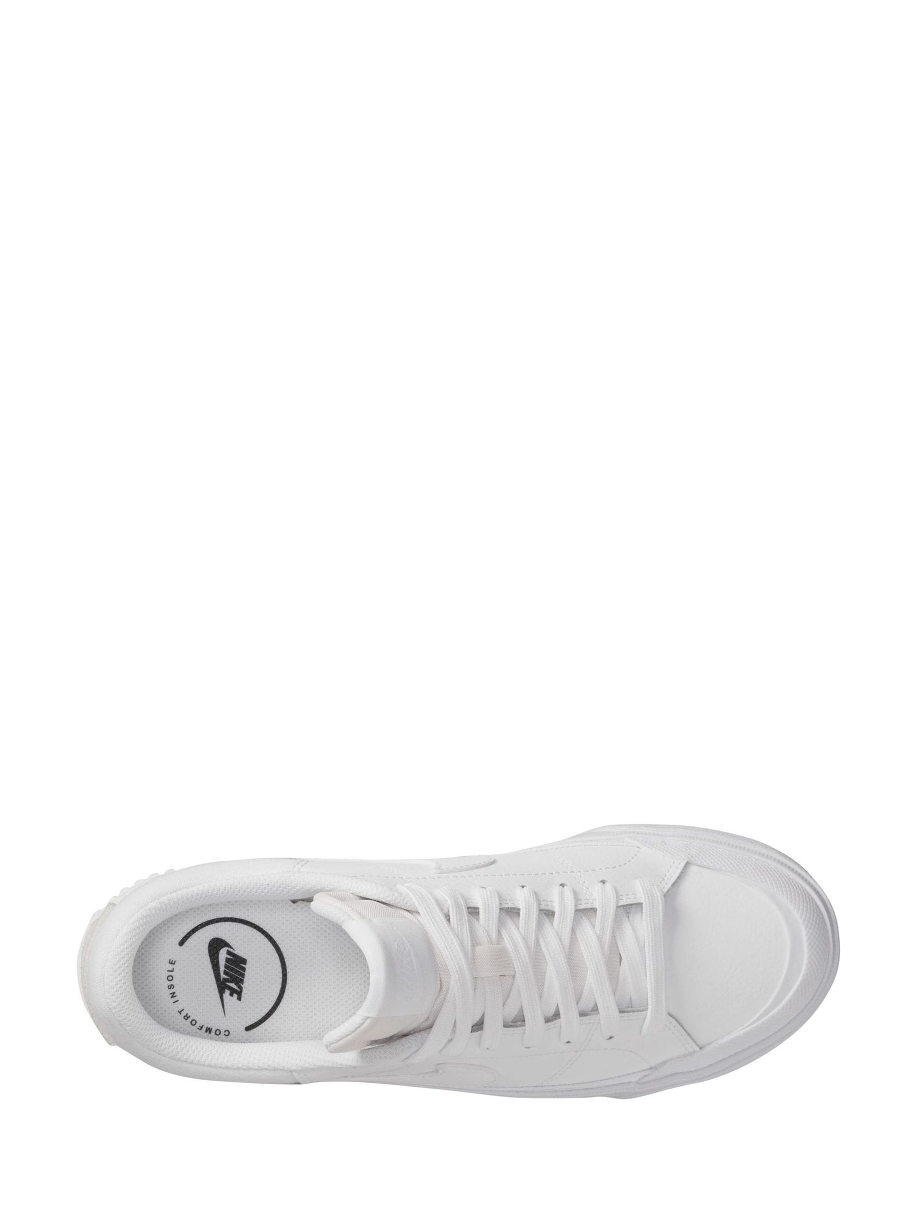 Buy Nike White Court Legacy Lift Platform Trainers from the Next UK