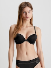 Calvin Klein Black Push-Up Plunge Bra - Image 1 of 5