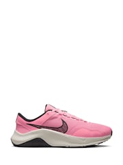 Nike Pink/Black Legend Essential 3 Training Trainers - Image 1 of 8