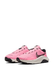 Nike Pink/Black Legend Essential 3 Training Trainers - Image 3 of 8