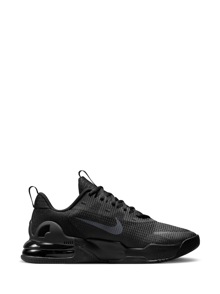 Nike Black/White Air Max Alpha 5 Training Trainers - Image 3 of 10