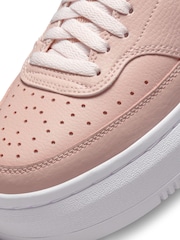 Nike Pink Court Vision Alta Platform Trainers - Image 10 of 10