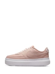 Nike Pink Court Vision Alta Platform Trainers - Image 2 of 10